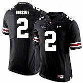 Ohio State Buckeyes 2 J.K. Dobbins Black Nike College Football Jersey Dzhi,baseball caps,new era cap wholesale,wholesale hats